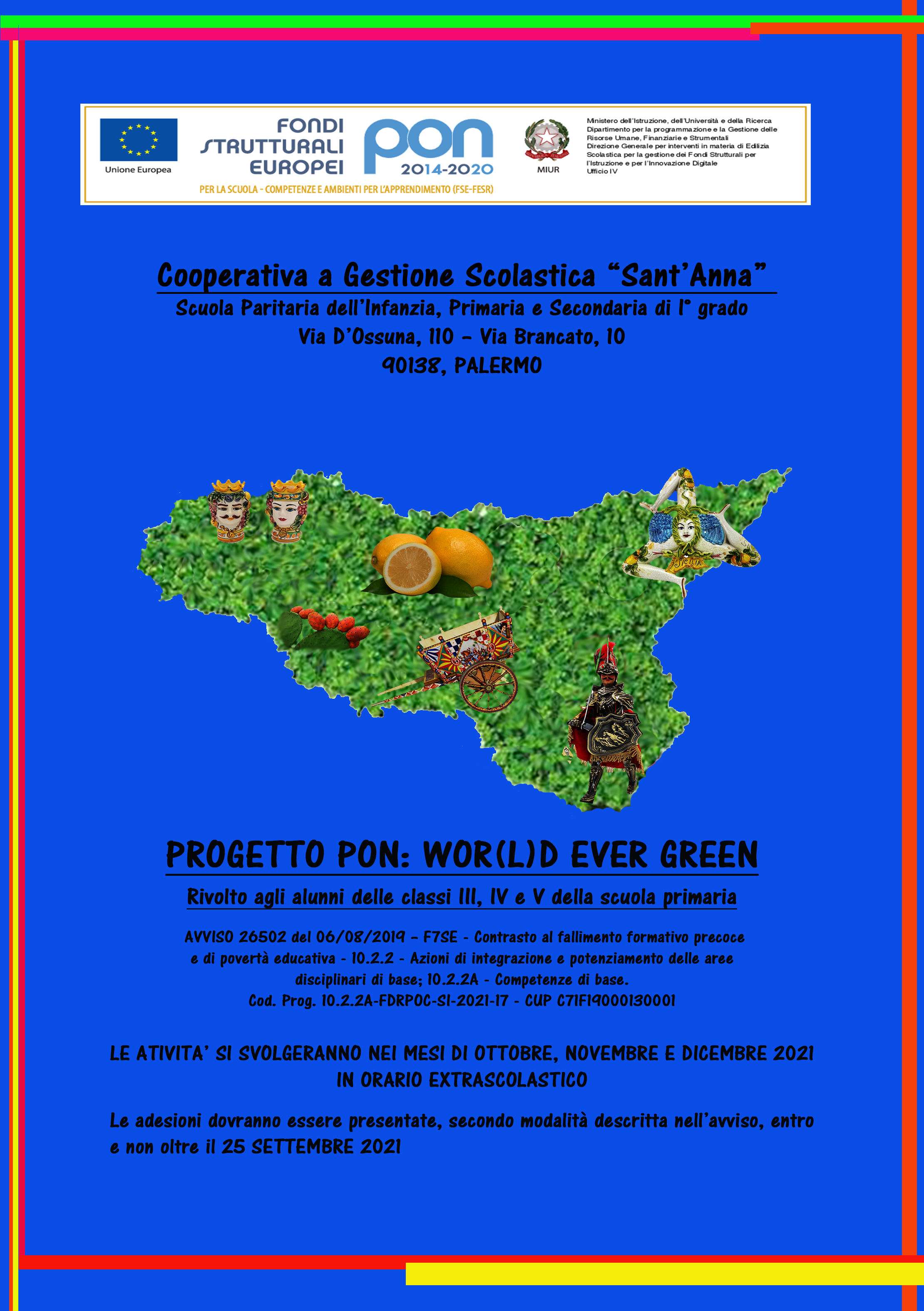 PROGETTO PER LA SCUOLA PRIMARIA: WOR(L)D EVER GREEN